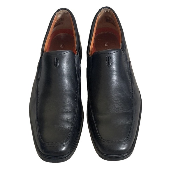 Clarks Unstructured Un Sheridan Go Black Leather Slip-On Loafer Dress Shoes 11.5 main image 4